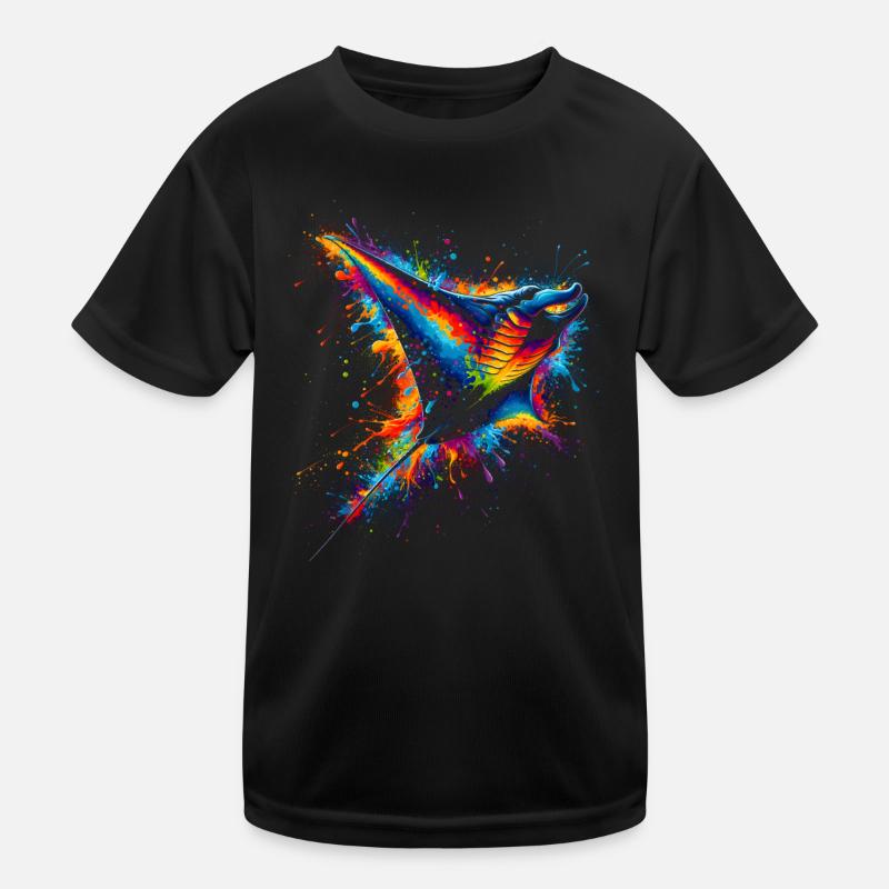 Mantarochen - Riesenmanta - Teufelsrochen Kinder Funktions-T-Shirt