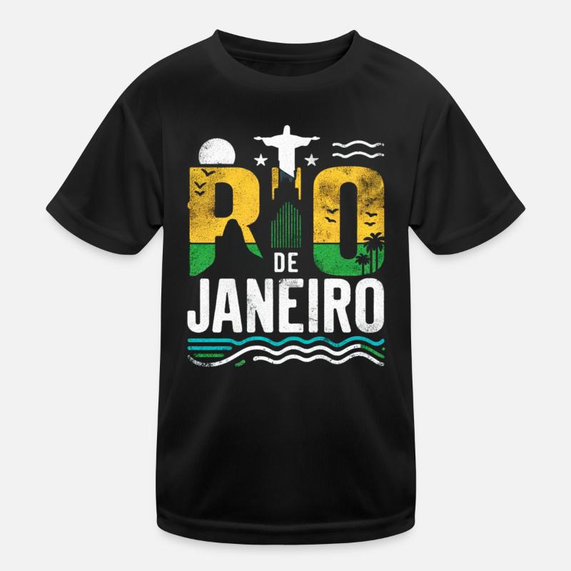 Rio de Janeiro Brasilien Kinder Funktions-T-Shirt