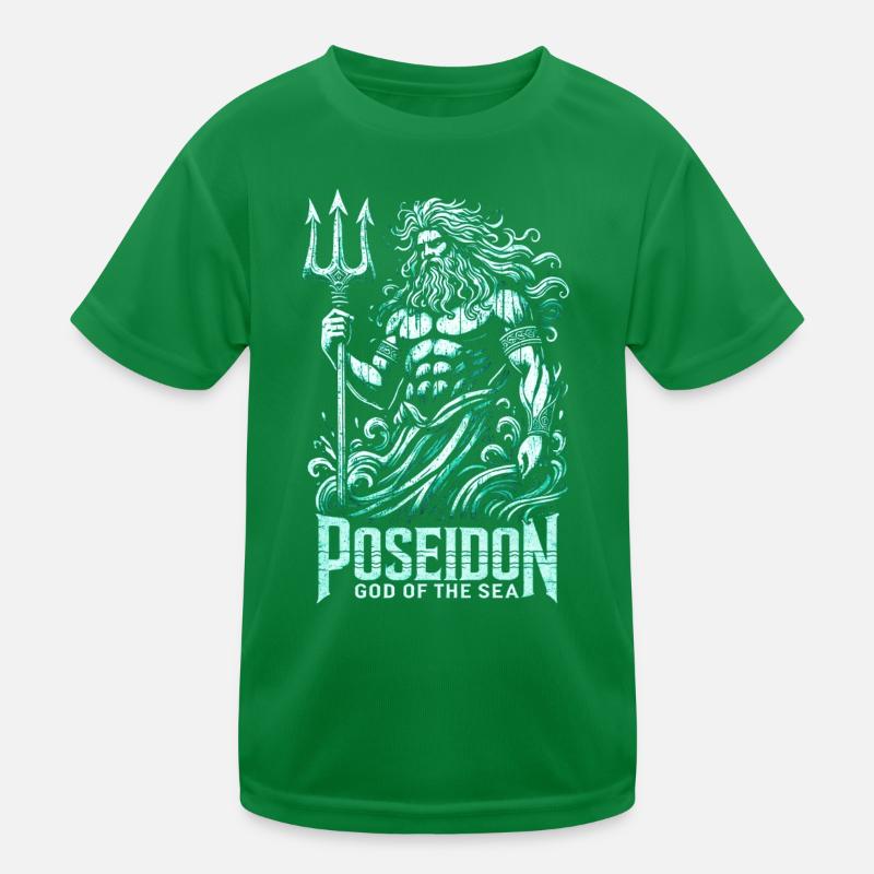 Poséidon - Dieu des mers T-shirt sport Enfant