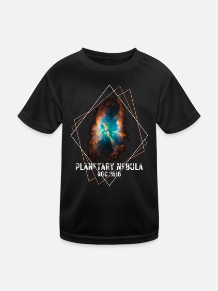 Planetary nebula - Kids Functional T-Shirt - black - Front