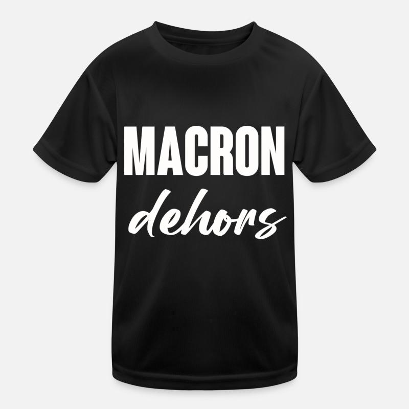 Macron dehors T-shirt sport Enfant