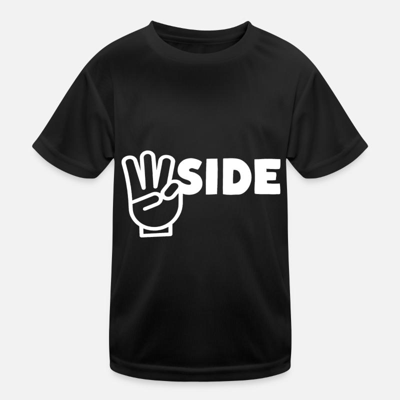 Westside W Fingerzeichen Kinder Funktions-T-Shirt