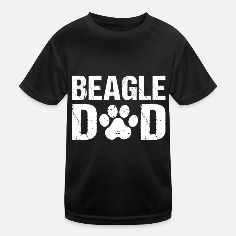 Beagle Dad Beagle Hunde Kinder Funktions-T-Shirt