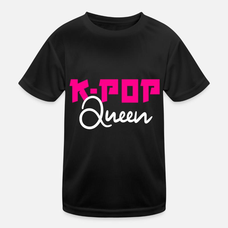 K-Pop Queen Musique pop coréenne T-shirt sport Enfant
