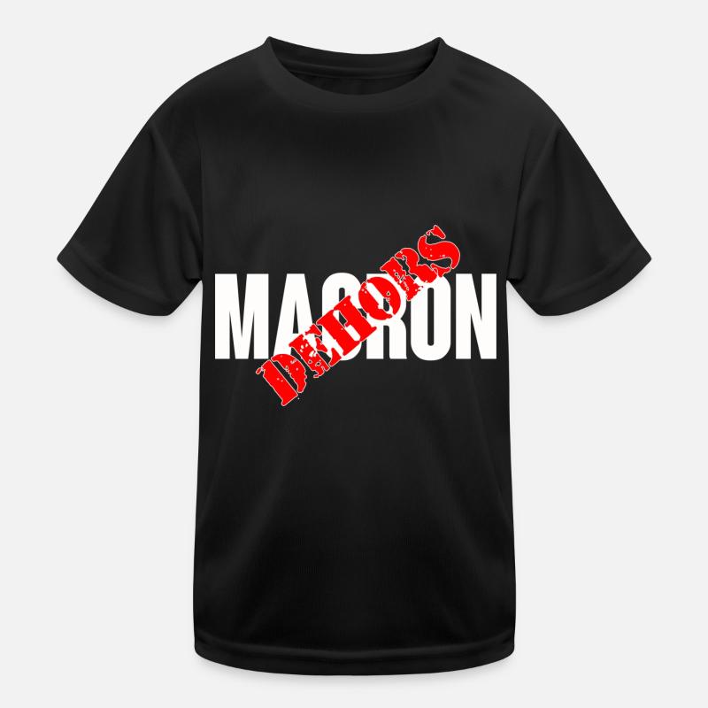 Macron dehors T-shirt sport Enfant