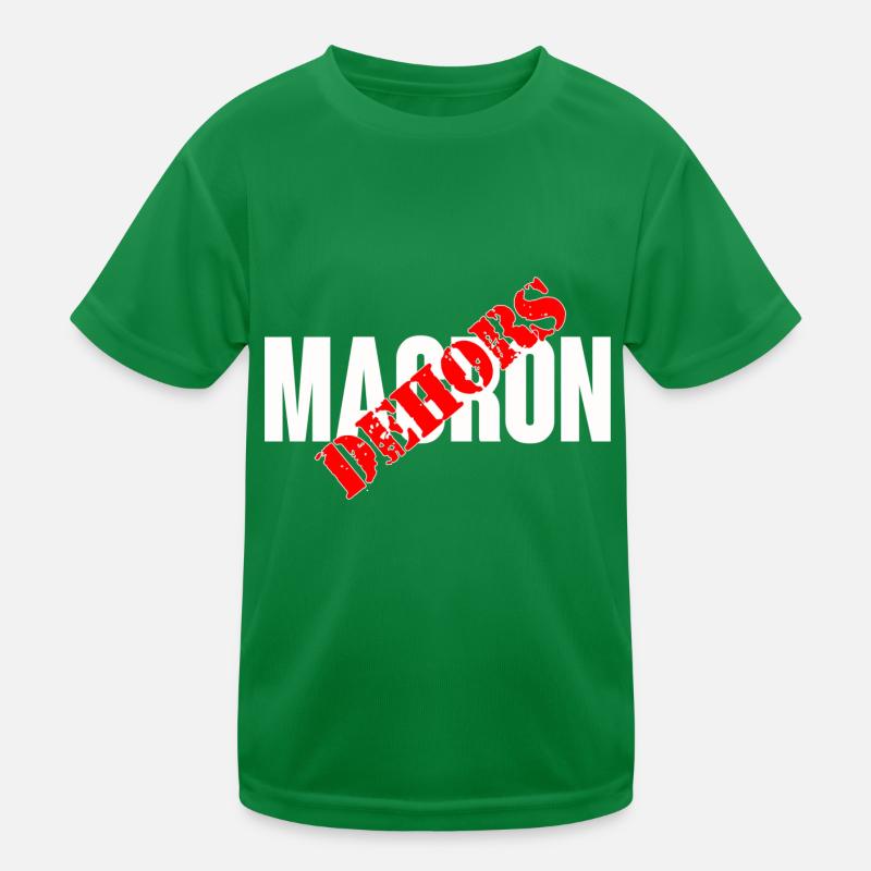 Macron dehors T-shirt sport Enfant