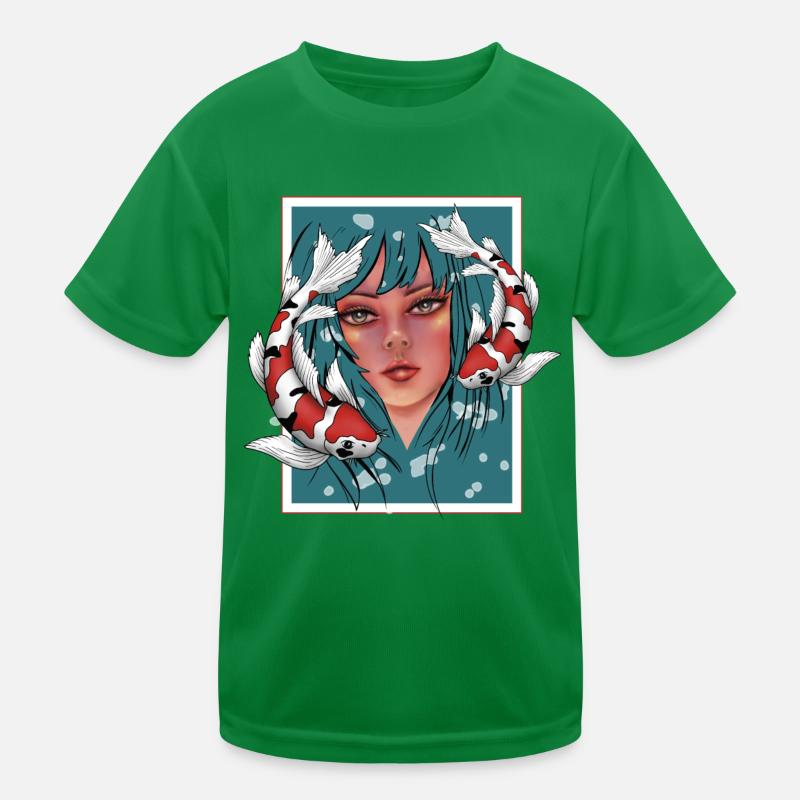 Filles avec Koi T-shirt sport Enfant