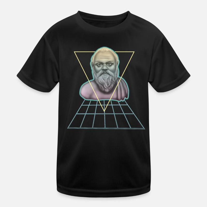 Socrates Greek Philosopher Modern Kids Functional T-Shirt