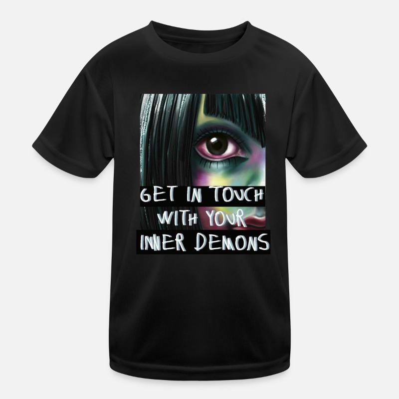 Anime Japan Dämonen Kinder Funktions-T-Shirt