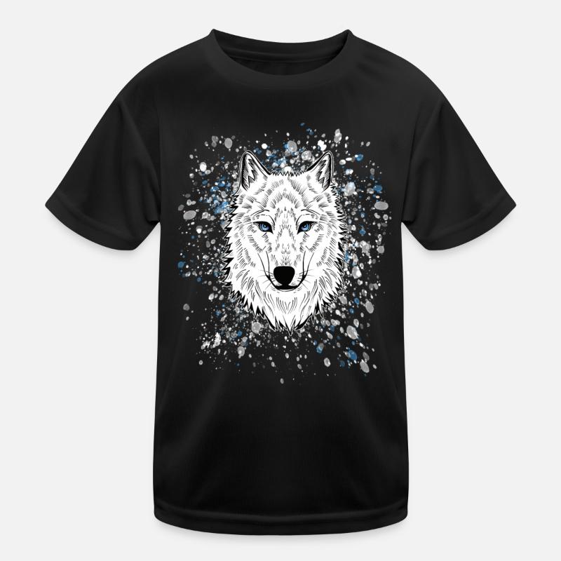 Polarwolf Kinder Funktions-T-Shirt
