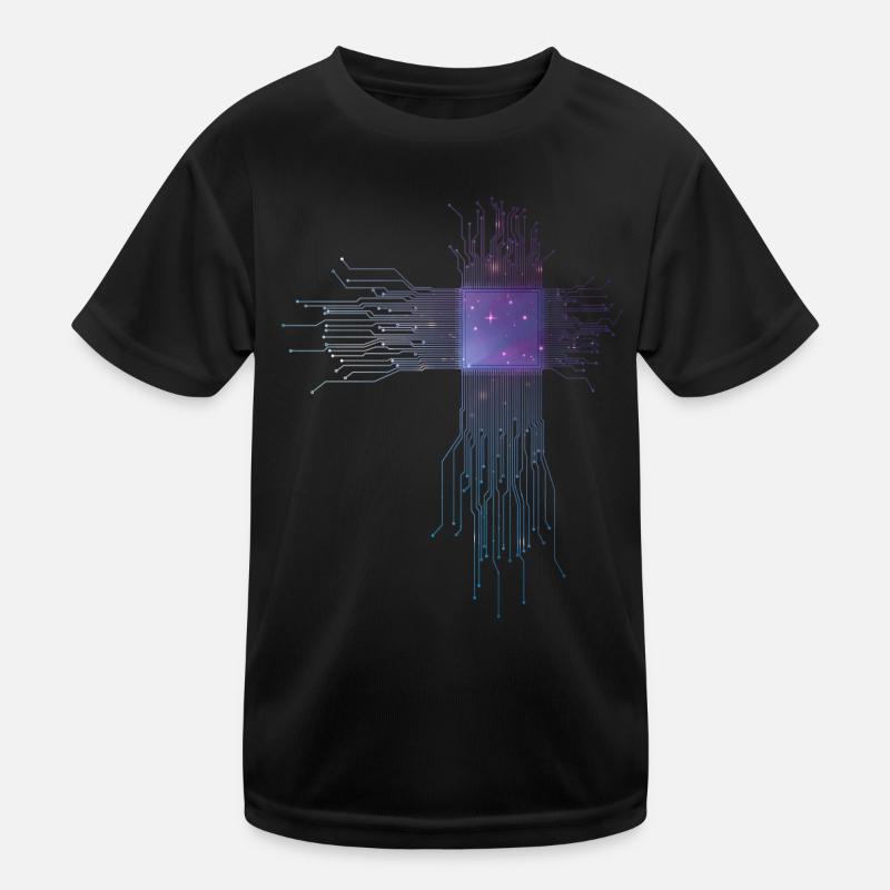 CPU Prozessor Informatiker Elektriker Kinder Funktions-T-Shirt
