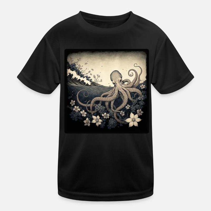 Octopus Kids Functional T-Shirt