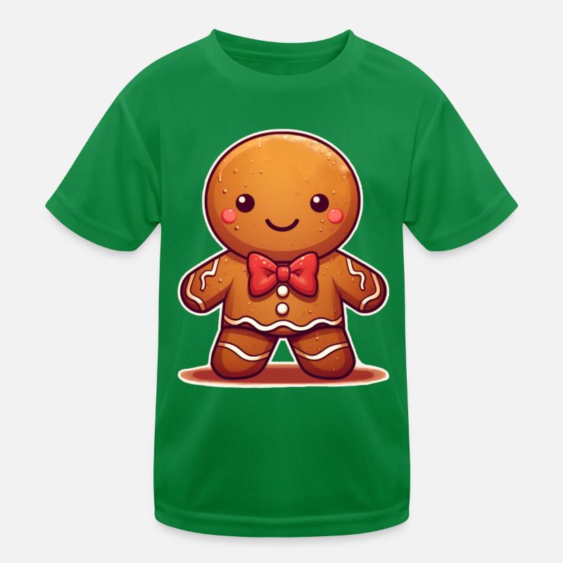 Lebkuchen Kinder Funktions-T-Shirt