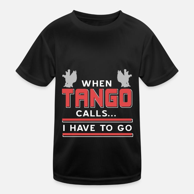 Tango Dance Kids Functional T-Shirt