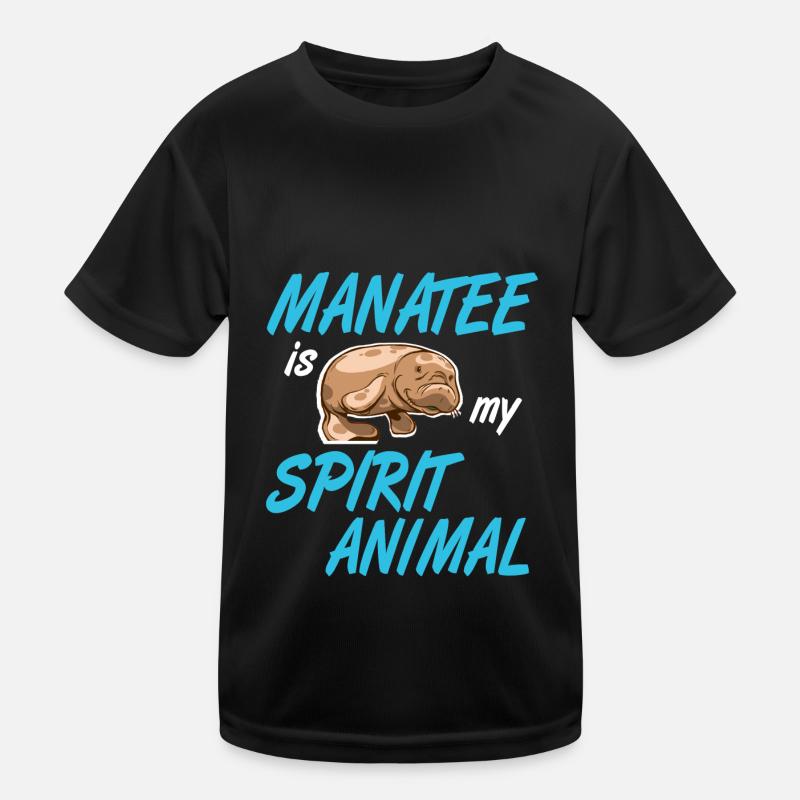 Manatee Dugong Kids Functional T-Shirt