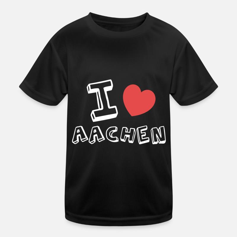 Aachen Deutschland Aachener Dom Germany Kinder Funktions-T-Shirt