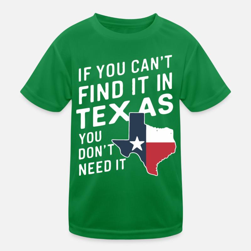 Texas State Texans Texas Kids Functional T-Shirt