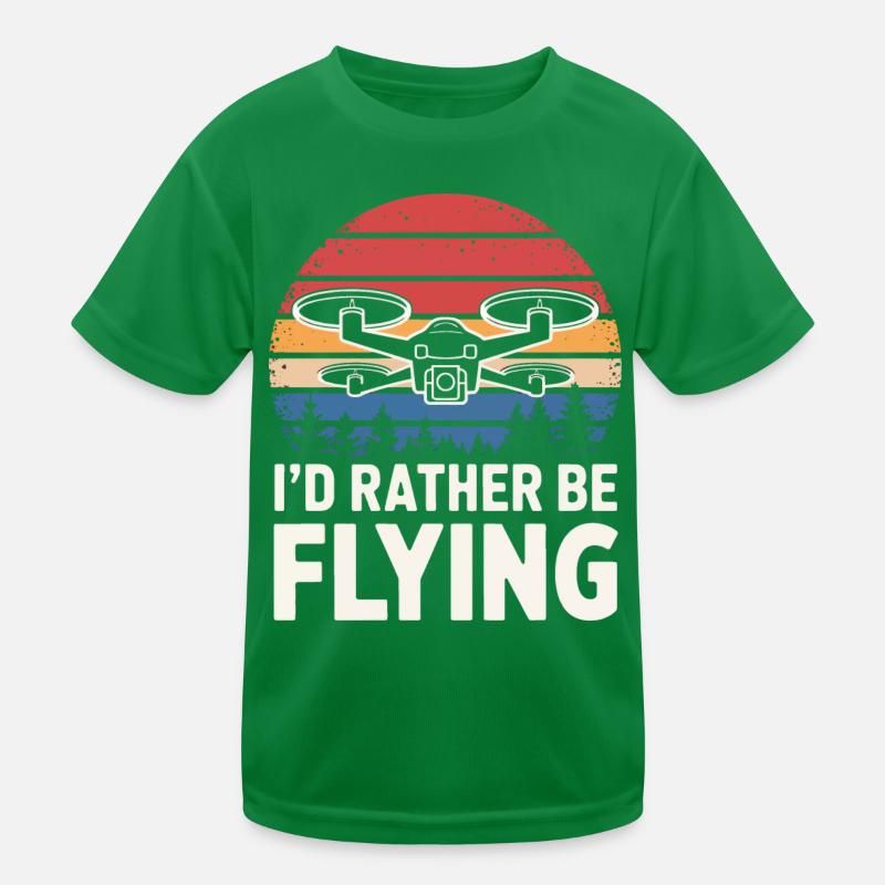 Drones Pilote Quadricoptère Drone T-shirt sport Enfant