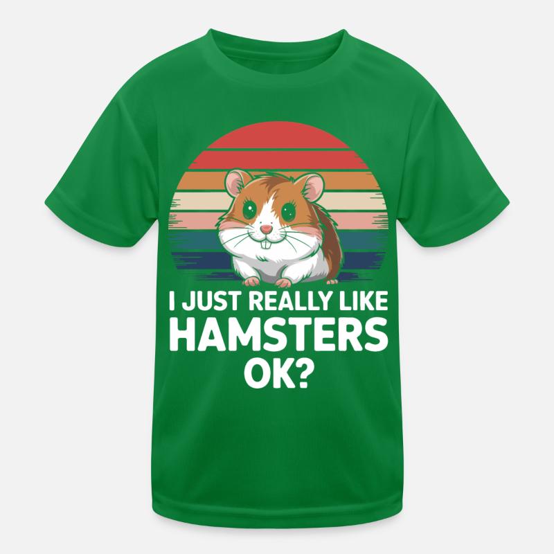 Hamster Kids Functional T-Shirt