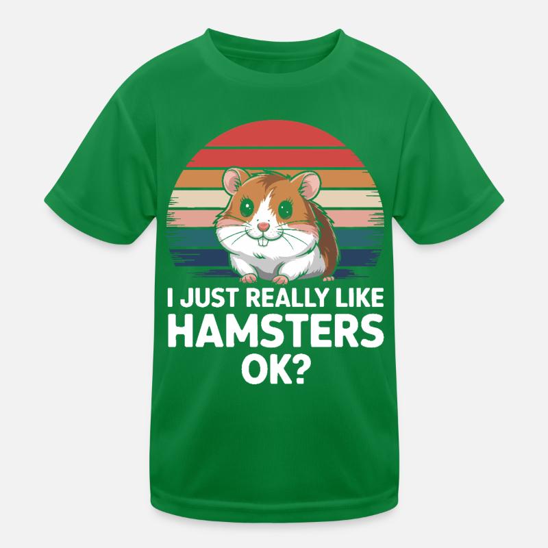 Hamster Kids Functional T-Shirt