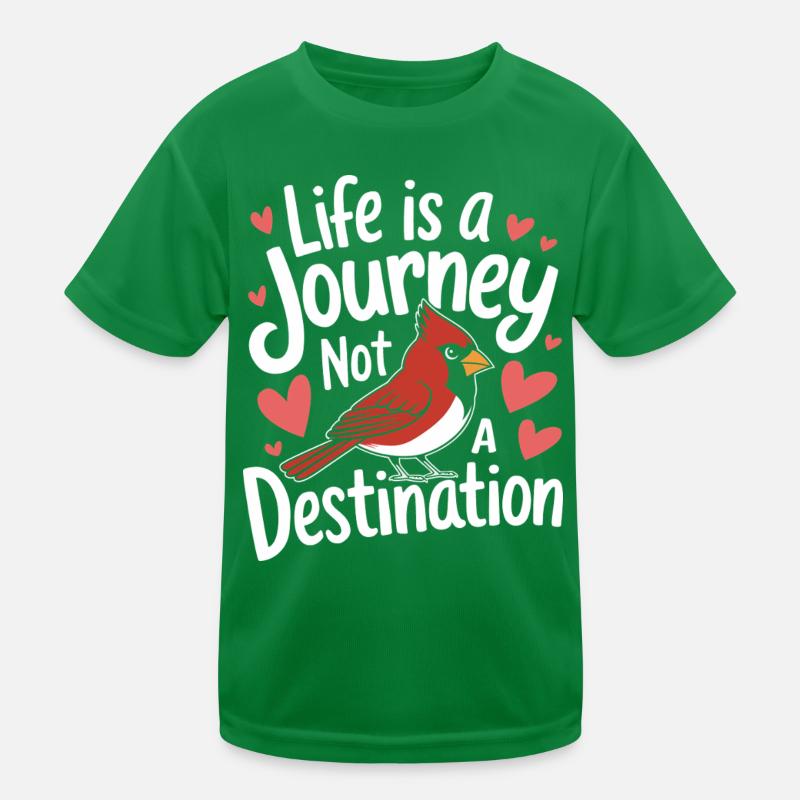Kardinal Rotkardinal Vogel Roter Kardinal Kinder Funktions-T-Shirt