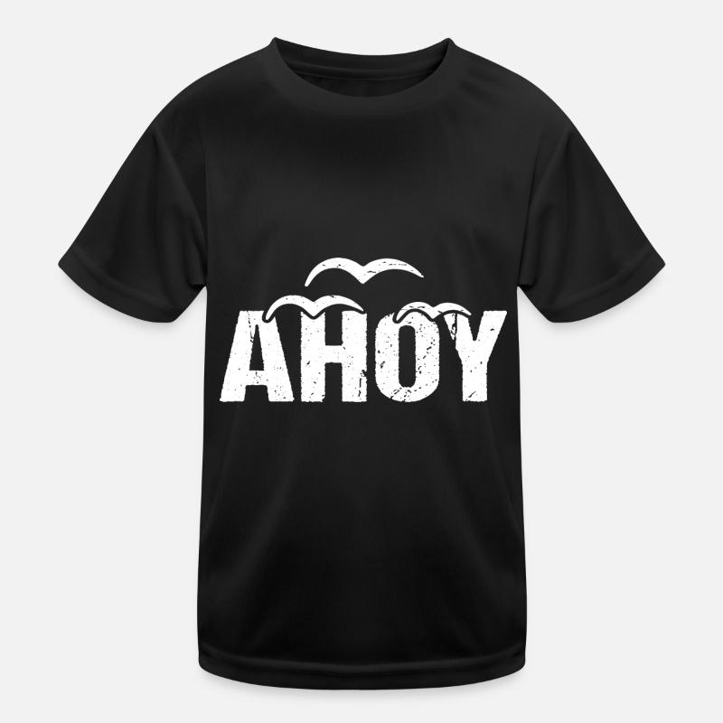 Ahoy Lake Greeting Coast Kids Functional T-Shirt