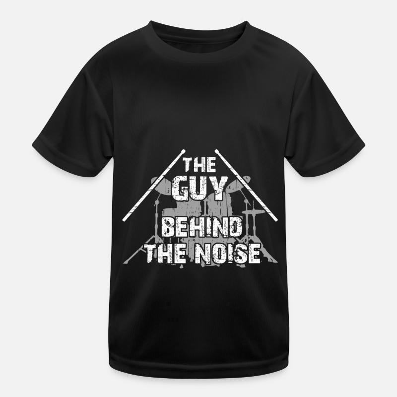 Jungen lieben Schlagzeug - der Junge am Drumkit Kinder Funktions-T-Shirt