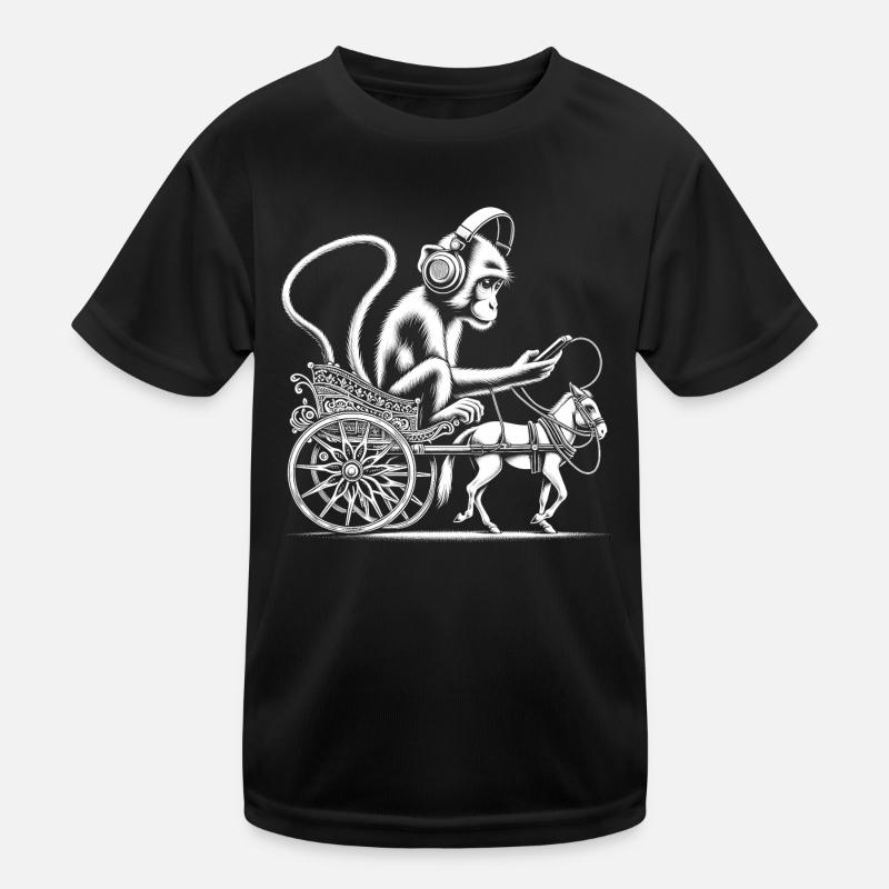 Groove-Monkey Kinder Funktions-T-Shirt