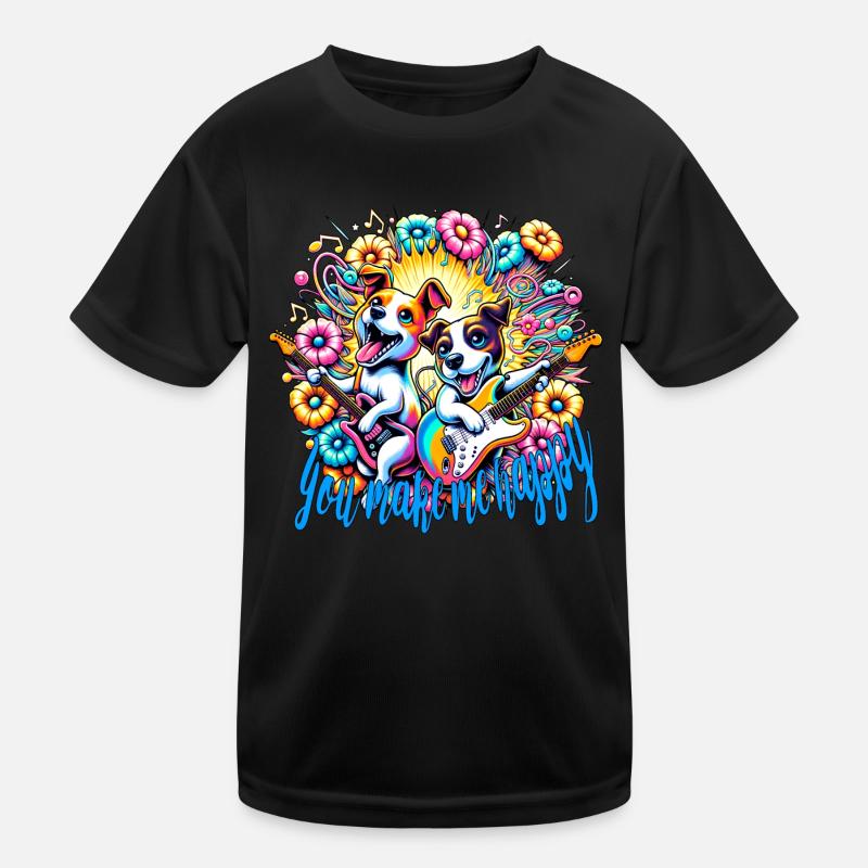 You make me happy Kids Functional T-Shirt