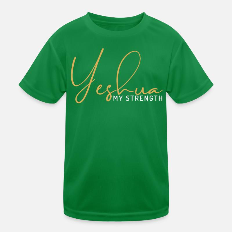 Yeshoua Ma Force – Chrétien T-shirt sport Enfant