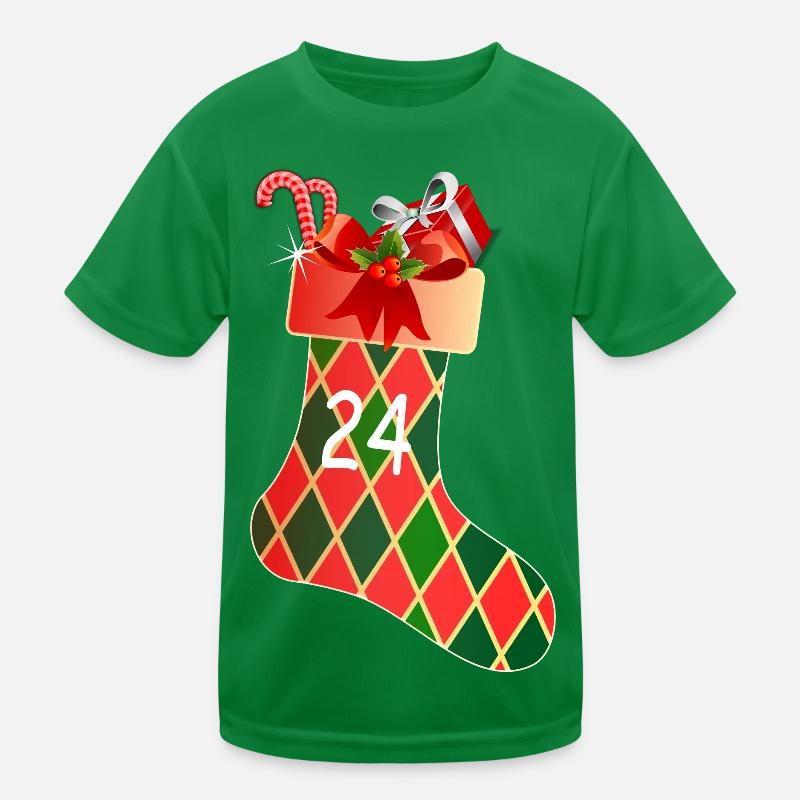 24 December Sock Kids Functional T-Shirt