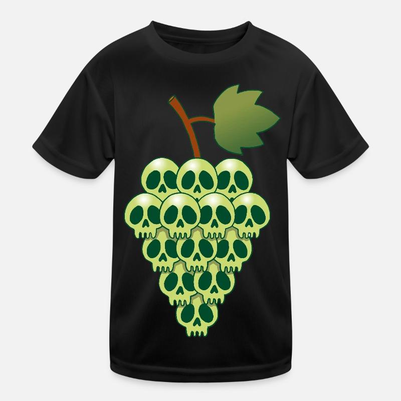 Grape skulls Kids Functional T-Shirt