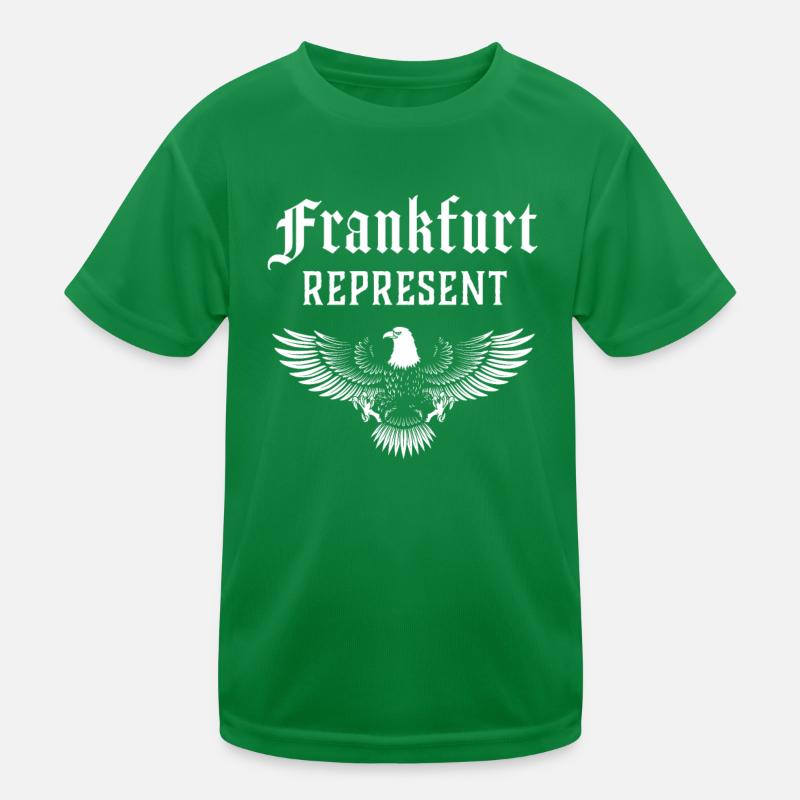 Frankfurt Represent Adler Eagle Deutschland FFM Kinder Funktions-T-Shirt