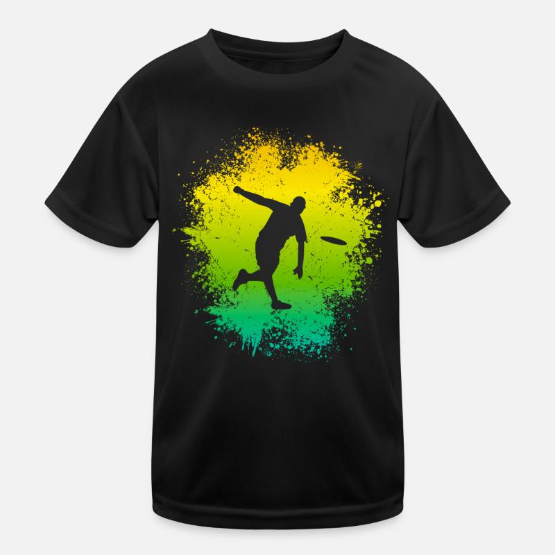 Disc Golf Disc Golf Player rétro Disc Golfer Motif T-shirt sport Enfant