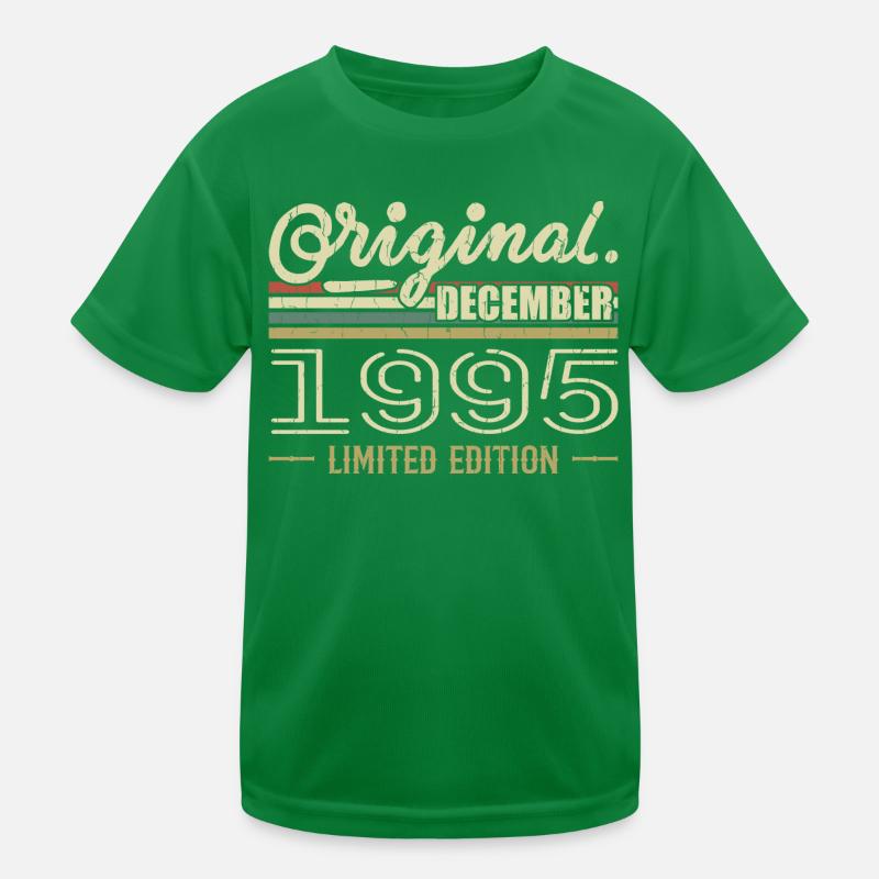 Dezember 1995 Geburtstag Dezember 1995 Dezember Kinder Funktions-T-Shirt