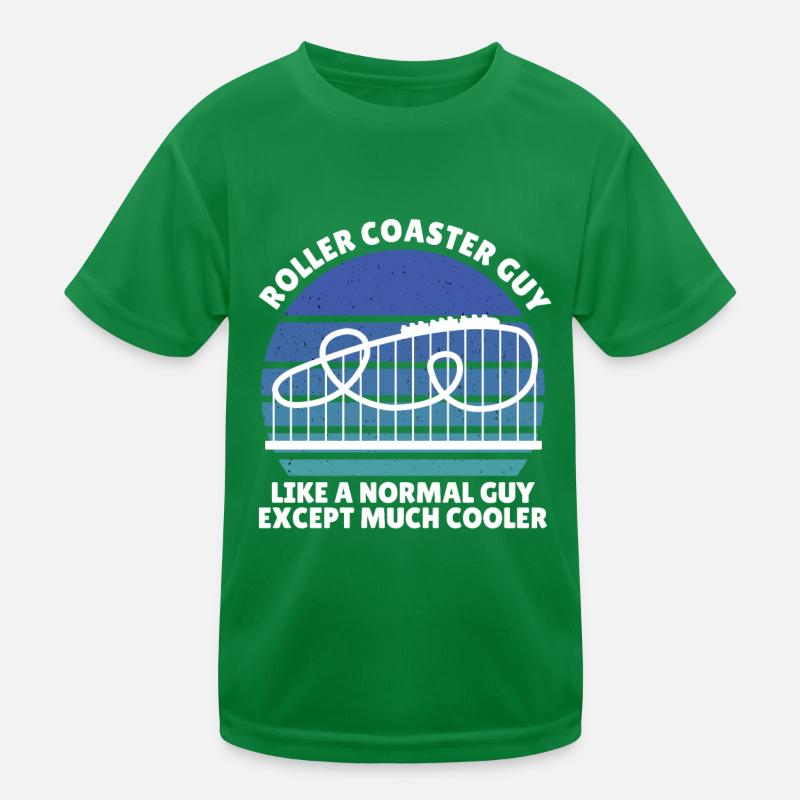 roller coaster guy Kinder Funktions-T-Shirt