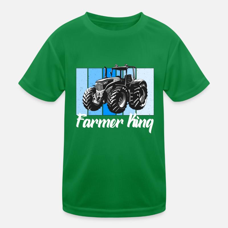 Farmer king Kinder Funktions-T-Shirt