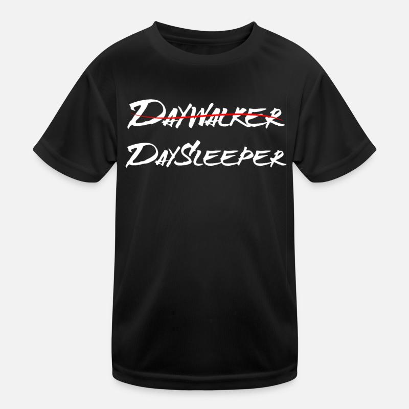 Daywalker - Daysleeper - Funny Late Riser Design Kids Functional T-Shirt