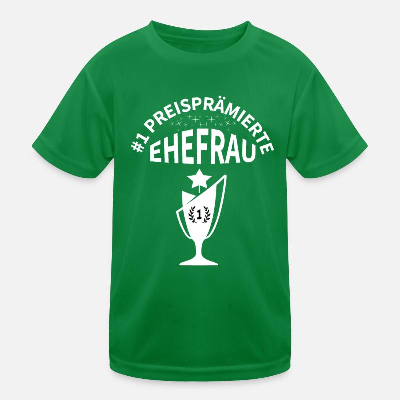 Preisprämierter Ehefrau Kinder Funktions-T-Shirt
