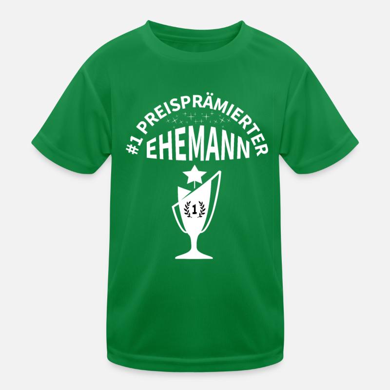 #1 Preisprämierter Ehemann Kinder Funktions-T-Shirt