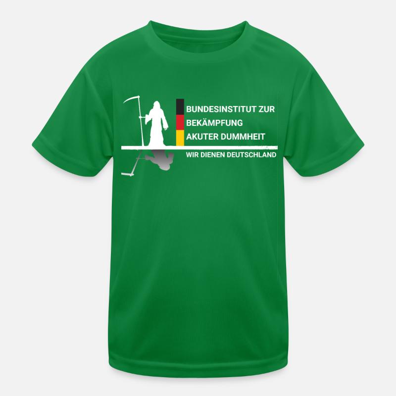 Bundesinstitut zur Bekämpfung von Dummheit Kinder Funktions-T-Shirt
