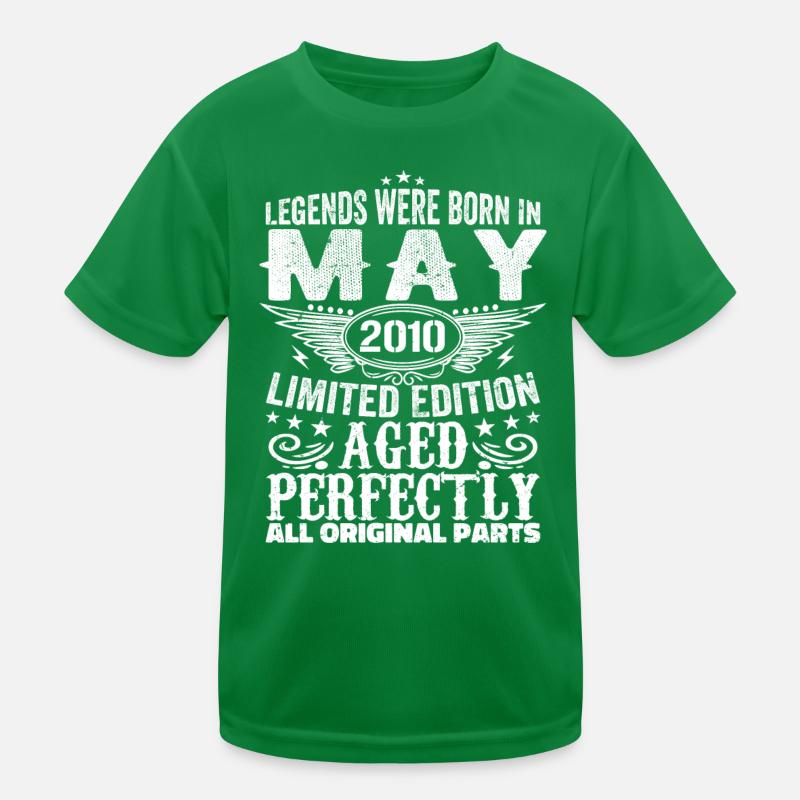 Mai 2010 Geburtstagsgeschenk Mai 2010 Mai Kinder Funktions-T-Shirt