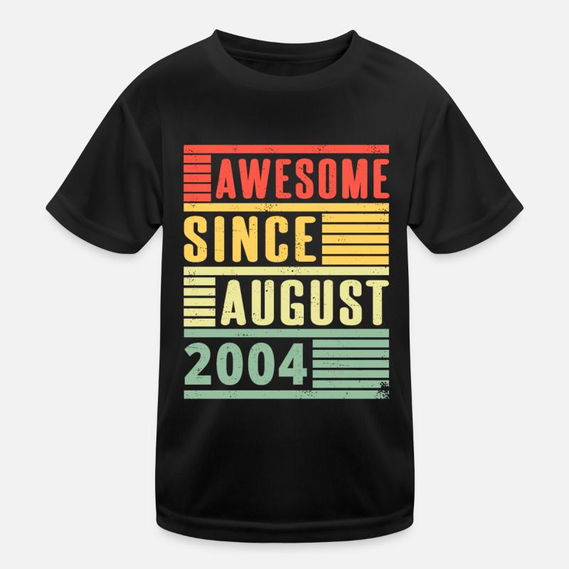Legendär Seit August 2004 Geburtstag Geschenk Kinder Funktions-T-Shirt