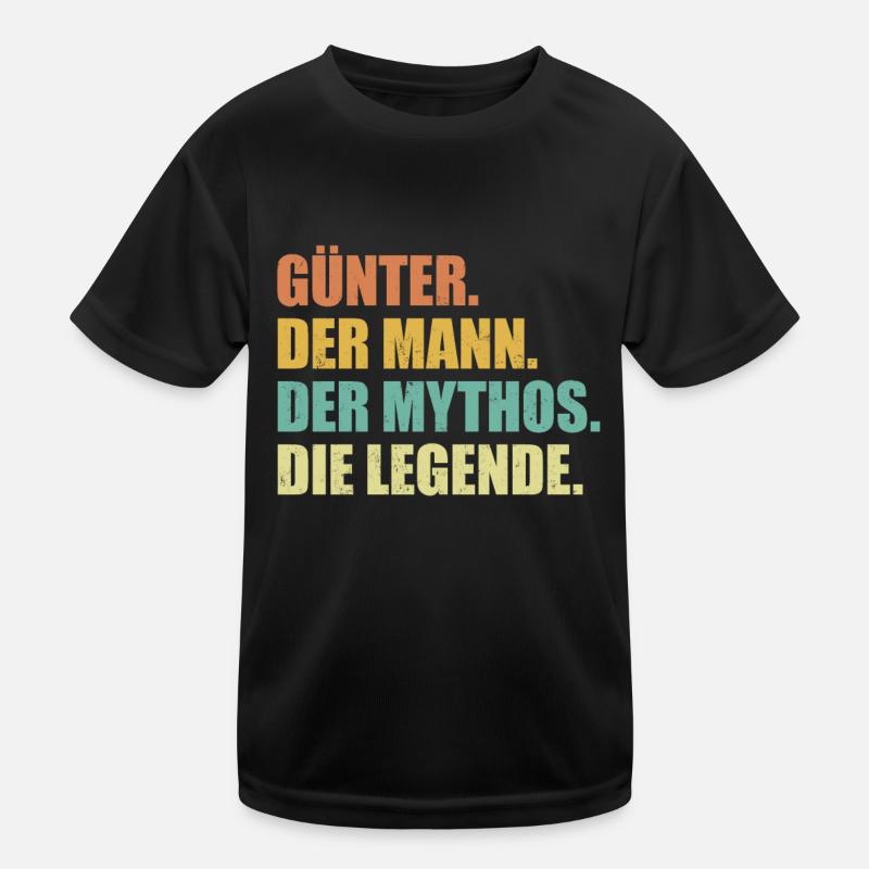 Günter Name Spruch Geschenk Kinder Funktions-T-Shirt
