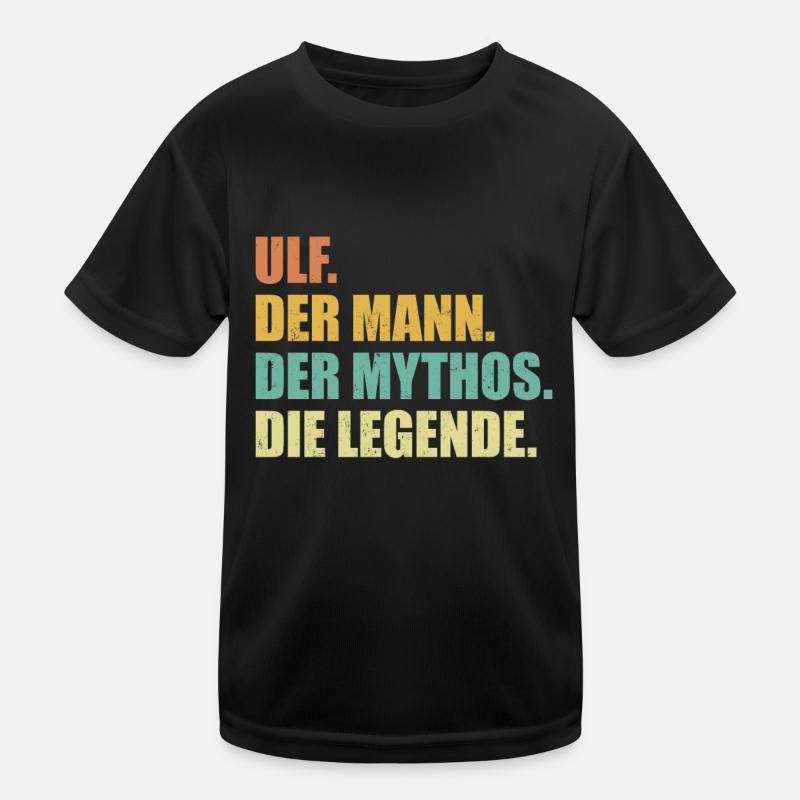 Ulf Name Mythos Legende Spruch Geschenk Kinder Funktions-T-Shirt