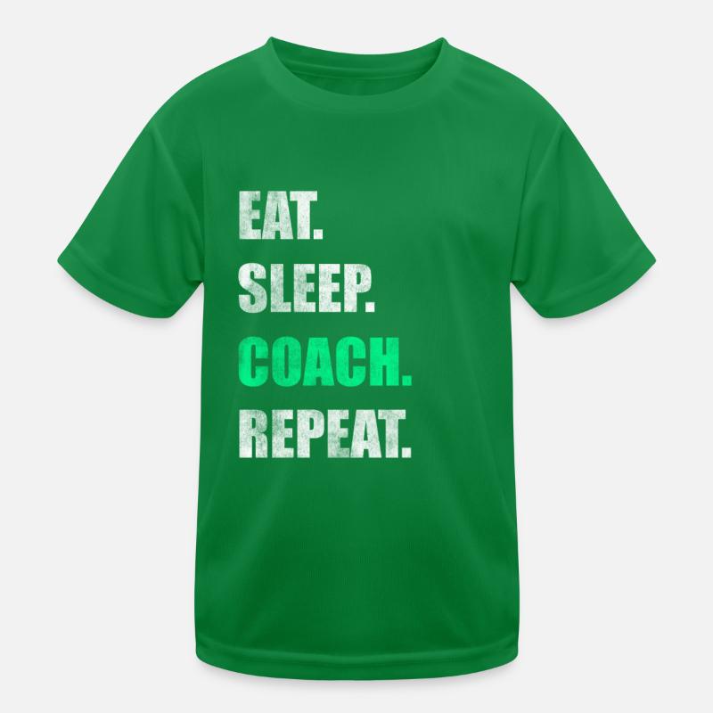 Manger Sleep Coach Répéter T-shirt sport Enfant