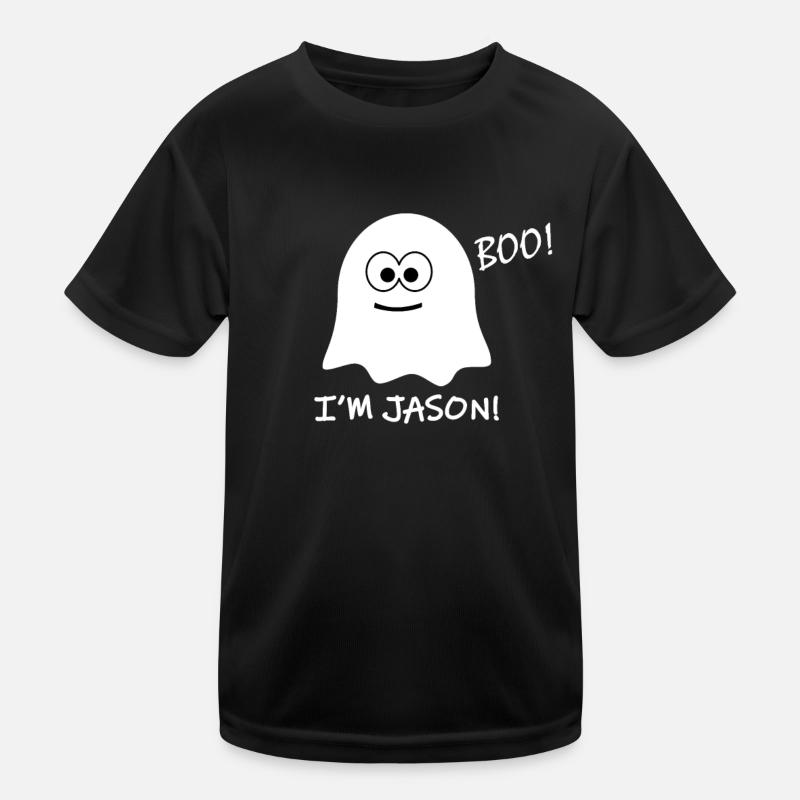 Buhruf! Ich bin Jason Halloween Kinder Funktions-T-Shirt