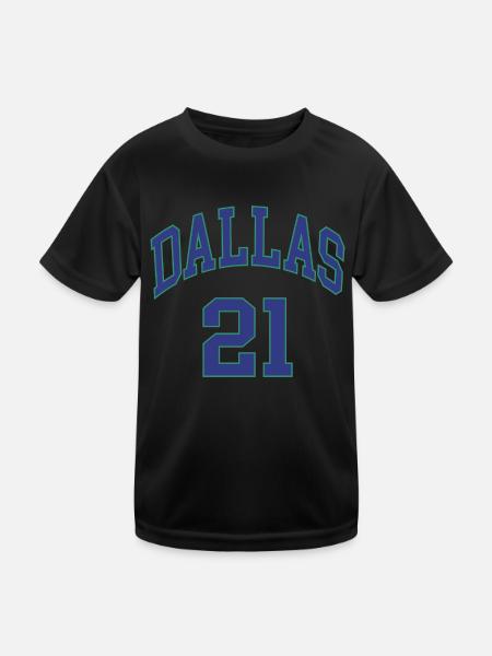 Dallas 21 - T-shirt sport Enfant - noir - Devant