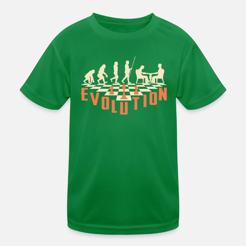 L'évolution Des Échecs T-shirt sport Enfant