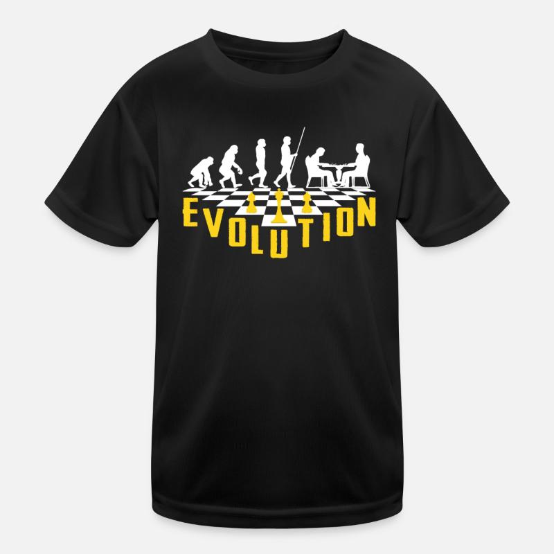 L'évolution Des Échecs T-shirt sport Enfant